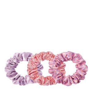 Slip Belleflower Large Scrunchies set of 3 in wildflower, rose and iris