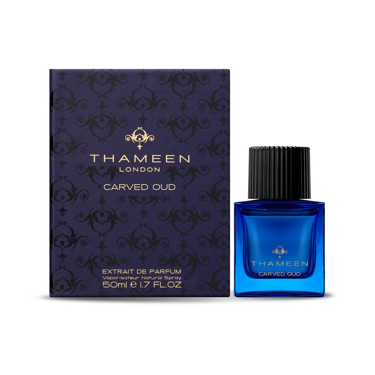 Thameen Carved Oud Eau de Parfum 50ml view 2 – original cardamom, iris and oud in Egypt