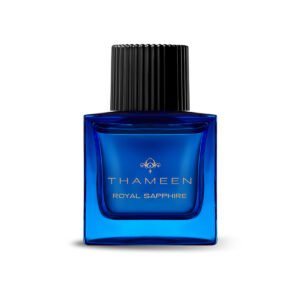 Thameen Royal Sapphire Eau de Parfum 50ml bottle – original orange blossom, jasmine and grey amber in Egypt