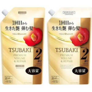 TSUBAKI Premium Volume & Repair Shampoo / Conditioner Refill (Choose Your Option)– 660 ml
