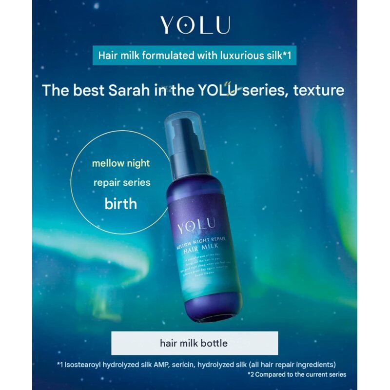 YOLU Yoru Hair Milk Mellow Night Repair – 120ml