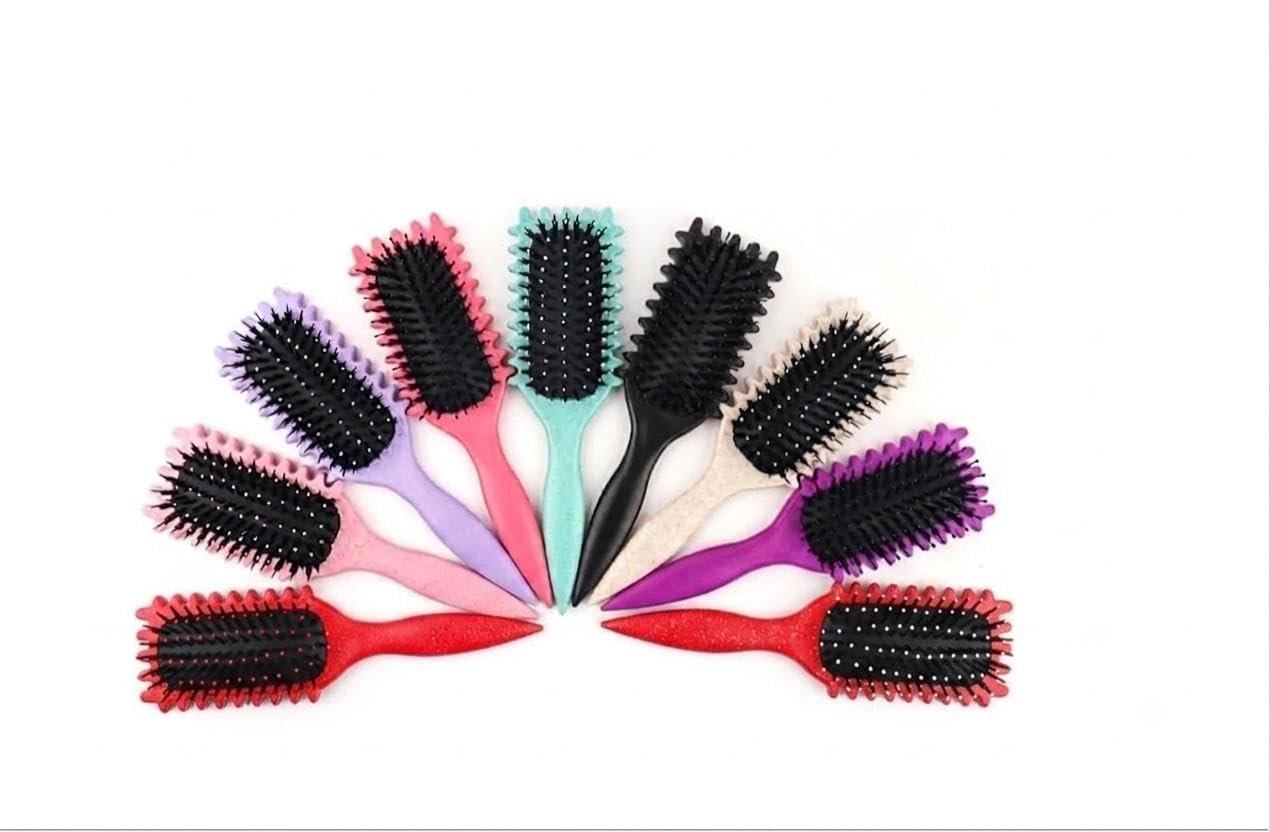 Curl defining brushes in assorted colours