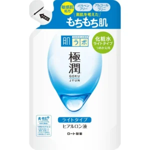 Hada Labo Gokujyun Hyaluronic Lotion Light Refill 170ml Japanese lightweight toner pouch