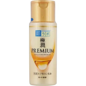 Hada Labo Gokujyun Premium Hyaluronic Milk 140ml Japanese milky lotion pump bottle