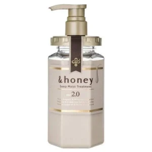 &honey Deep Moist Treatment 2.0 445g Japanese honey hair treatment pump bottle