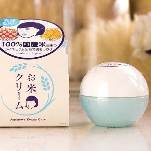 Ishizawa Lab Keana Nadeshiko Rice Face Cream 30g Japanese pore care jar – view 3