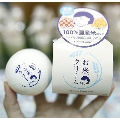 Ishizawa Lab Keana Nadeshiko Rice Face Cream 30g Japanese pore care jar – view 4