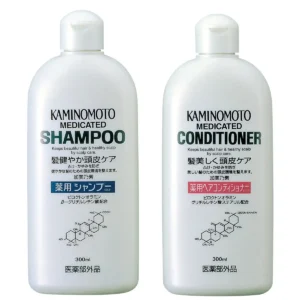 KAMINOMOTO BP Shampoo and Conditioner Set 2 x 300ml Japanese scalp care bottles
