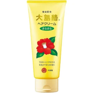 Oshima Tsubaki Hair Cream Light 160g Japanese camellia leave-in cream pump bottle