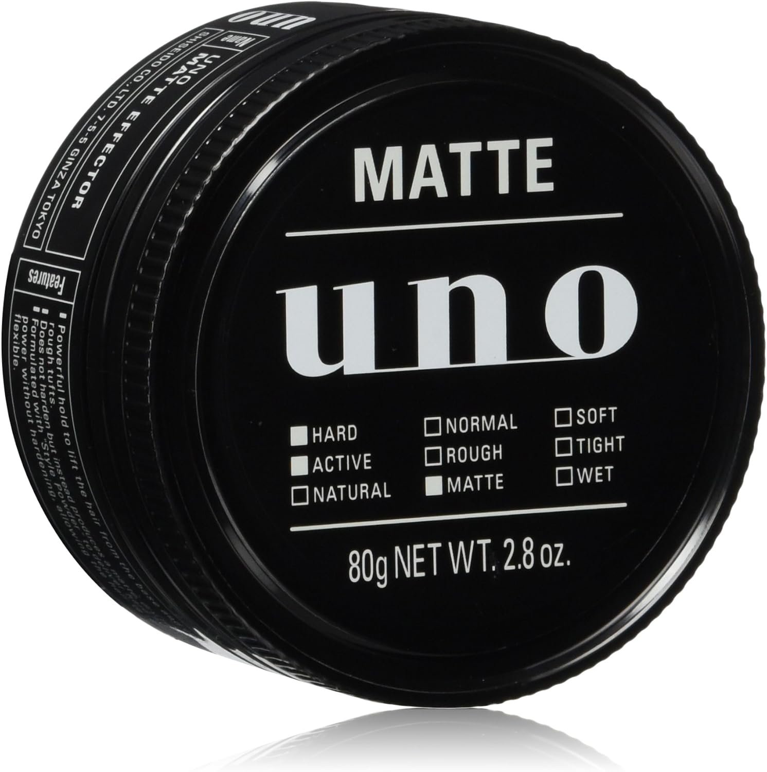UNO Matte Effector hair wax 80g jar for men